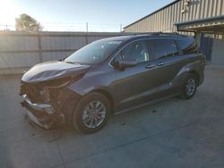 Toyota Sienna xle salvage cars for sale: 2022 Toyota Sienna XLE