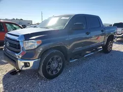 Salvage trucks for sale at Temple, TX auction: 2014 Toyota Tundra Crewmax SR5