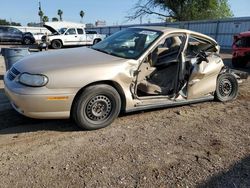 Chevrolet salvage cars for sale: 2002 Chevrolet Malibu