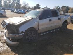 Salvage cars for sale at Longview, TX auction: 2007 Ford F150 Supercrew