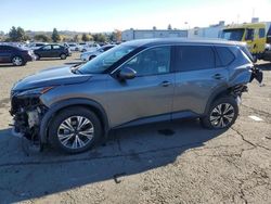 Salvage cars for sale at Vallejo, CA auction: 2021 Nissan Rogue SV