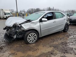 Toyota Corolla Vehiculos salvage en venta: 2017 Toyota Corolla L