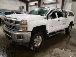 Salvage cars for sale at Avon, MN auction: 2015 Chevrolet Silverado K3500 LT