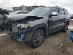 Salvage cars for sale at Woodhaven, MI auction: 2018 Jeep Grand Cherokee Limited