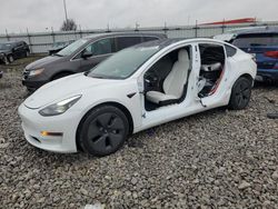 Salvage cars for sale at Cahokia Heights, IL auction: 2022 Tesla Model 3