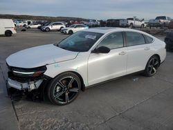 Salvage cars for sale at auction: 2024 Honda Accord Hybrid Sport