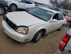 Cadillac Deville salvage cars for sale: 2001 Cadillac Deville