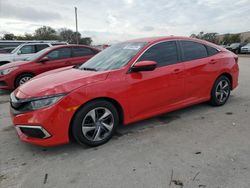 Salvage cars for sale at Orlando, FL auction: 2019 Honda Civic LX