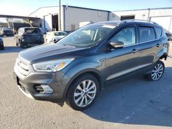 Salvage cars for sale at Orlando, FL auction: 2017 Ford Escape Titanium