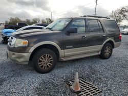 Ford salvage cars for sale: 2008 Ford Expedition Eddie Bauer