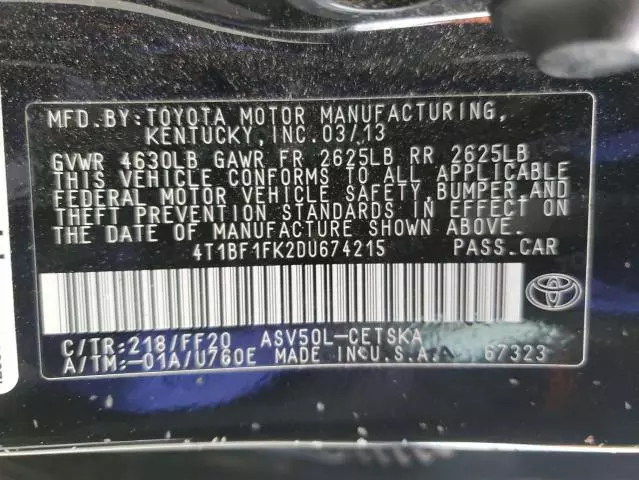 2013 Toyota Camry L