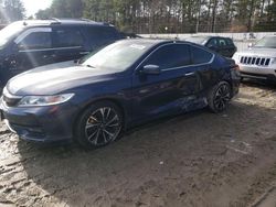 Salvage cars for sale from Copart Seaford, DE: 2017 Honda Accord EXL