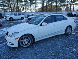 Salvage cars for sale from Copart Windsor, NJ: 2013 Mercedes-Benz E 350 4matic