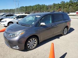 2017 Toyota Sienna XLE en venta en Greenwell Springs, LA