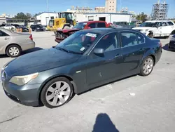 BMW salvage cars for sale: 2004 BMW 525 I