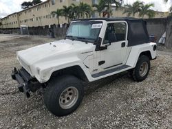 Jeep Wrangler / tj Sport salvage cars for sale: 1997 Jeep Wrangler / TJ Sport