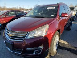 Salvage cars for sale at Bridgeton, MO auction: 2015 Chevrolet Traverse LT