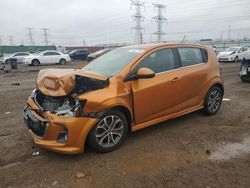 Salvage cars for sale at Elgin, IL auction: 2017 Chevrolet Sonic LT