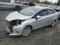 Salvage cars for sale from Copart Portland, OR: 2015 Ford Fiesta Titanium