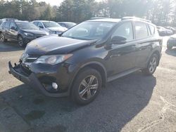 Salvage cars for sale at Exeter, RI auction: 2015 Toyota Rav4 XLE