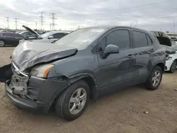 Salvage cars for sale at Elgin, IL auction: 2016 Chevrolet Trax LS