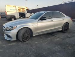 Salvage cars for sale at Wilmington, CA auction: 2018 Mercedes-Benz C 63 AMG-S