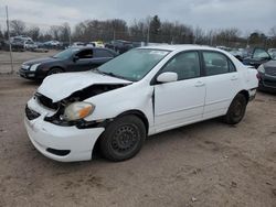 Salvage cars for sale from Copart Chalfont, PA: 2008 Toyota Corolla CE