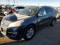 Salvage cars for sale at Elgin, IL auction: 2014 Chevrolet Traverse LT