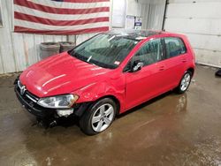 Volkswagen salvage cars for sale: 2017 Volkswagen Golf S