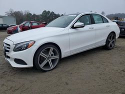 Salvage cars for sale at Hampton, VA auction: 2017 Mercedes-Benz C 300 4matic