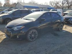 Salvage cars for sale at Wichita, KS auction: 2016 Toyota Corolla L