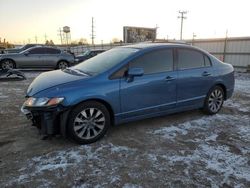 Vehiculos salvage en venta de Copart Chicago Heights, IL: 2009 Honda Civic EX