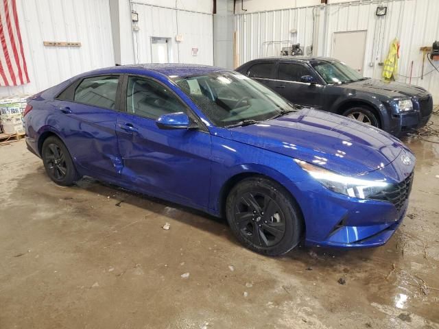 2023 Hyundai Elantra Blue