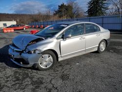 Salvage cars for sale at Grantville, PA auction: 2007 Honda Civic Hybrid