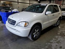 Salvage cars for sale at Byron, GA auction: 2003 Mercedes-Benz ML 500