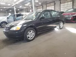 Honda salvage cars for sale: 2002 Honda Civic DX