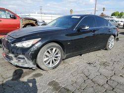 Salvage cars for sale at Colton, CA auction: 2017 Infiniti Q50 Premium