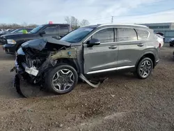 Salvage cars for sale at Chicago Heights, IL auction: 2022 Hyundai Santa FE Limited