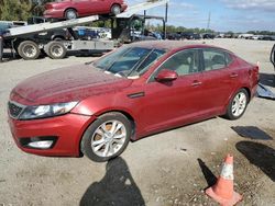 Salvage cars for sale at Riverview, FL auction: 2013 KIA Optima LX