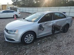 Salvage cars for sale from Copart Knightdale, NC: 2012 Volkswagen Jetta Base