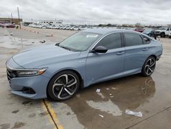 Honda salvage cars for sale: 2022 Honda Accord Hybrid Sport