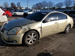 Salvage cars for sale at Moraine, OH auction: 2004 Nissan Maxima SE