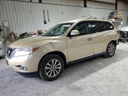 Salvage cars for sale at Chambersburg, PA auction: 2013 Nissan Pathfinder S