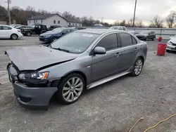 Salvage cars for sale at York Haven, PA auction: 2014 Mitsubishi Lancer ES/ES Sport