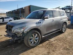 Salvage cars for sale at Colorado Springs, CO auction: 2014 Infiniti QX80