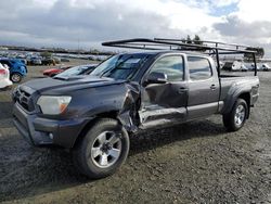 Salvage cars for sale at Antelope, CA auction: 2012 Toyota Tacoma Double Cab Long BED