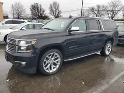 Salvage cars for sale at Moraine, OH auction: 2016 Chevrolet Suburban K1500 LTZ