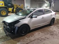 Salvage cars for sale at Moncton, NB auction: 2017 KIA Forte LX