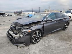 Salvage cars for sale at Sun Valley, CA auction: 2018 Honda Accord Sport