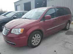 Salvage cars for sale at Cahokia Heights, IL auction: 2015 Chrysler Town & Country Touring